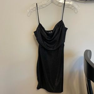 Sparkly Black Mini Dress (perfect LBD)